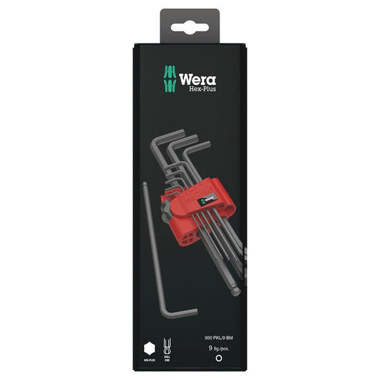 Wera 950/9 Hex-Plus BlackLaser Metric L-key Set