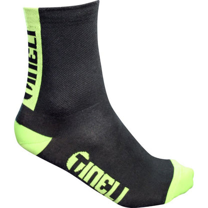 High Top Socks - Black/Green
